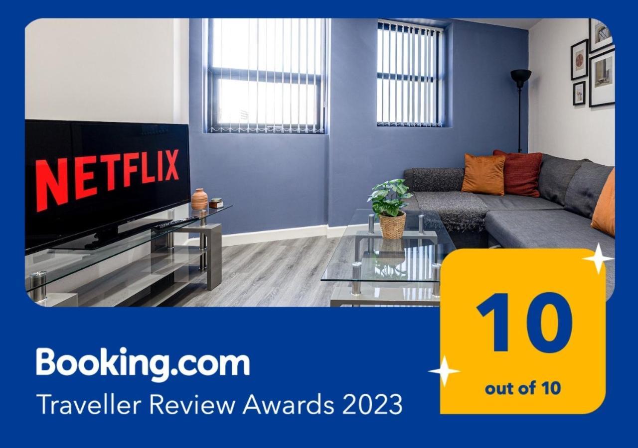 Stunning 1 Bed Apartment In The Heart Of สต็อกพอร์ต ภายนอก รูปภาพ